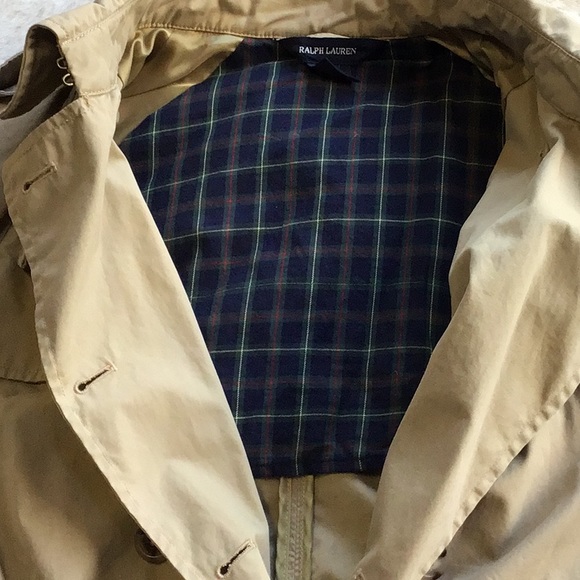 Ralph Lauren Trench Raincoat Girls Size 16